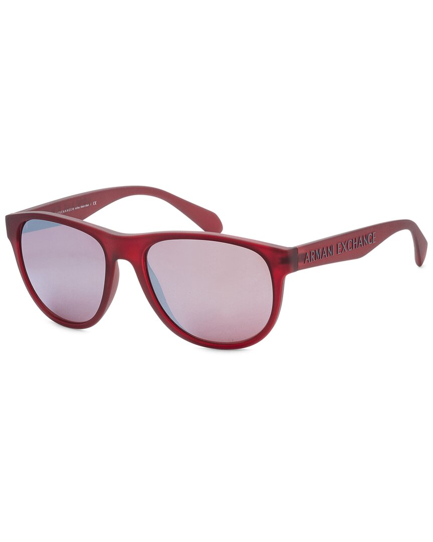 Armani Exchange Men's Ax4096s 57mm Sunglasses In Red