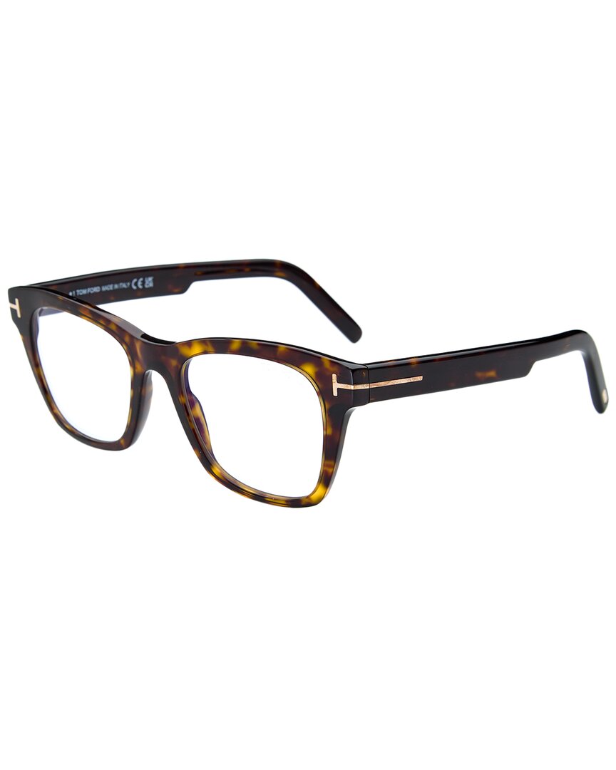 Shop Tom Ford Men's 5886-b 52mm Optical Frames In Brown