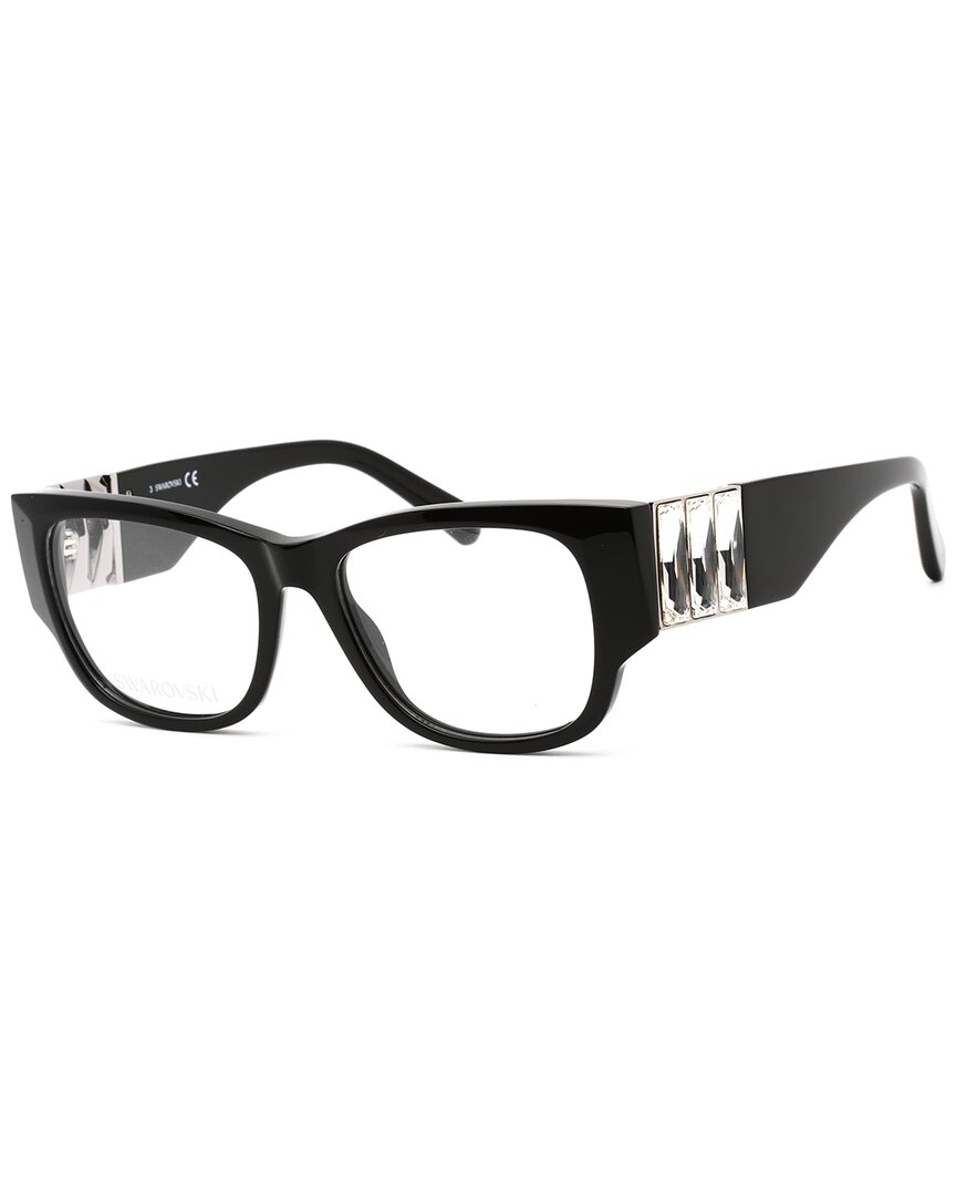 Swarovski Women's Sk5473 54mm Optical Frames In Black