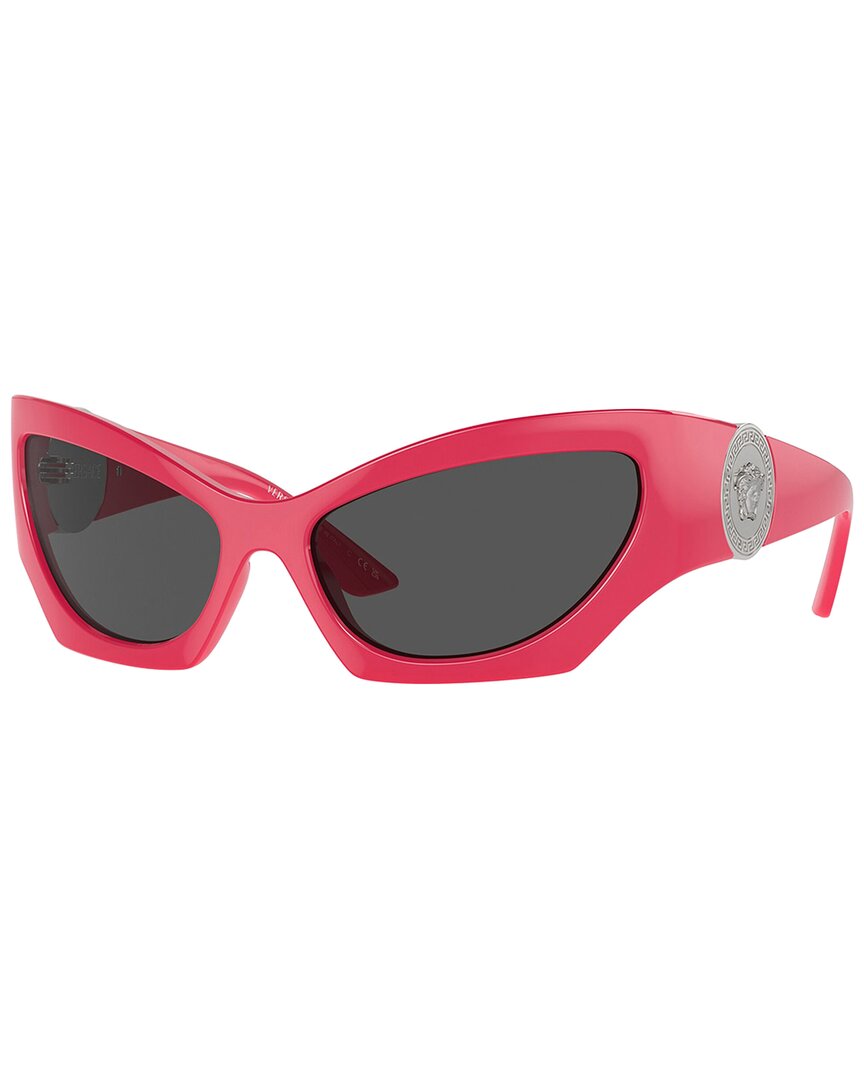 Versace Women's Pink/Dark/Grey Ve4450 60Mm Sunglasses