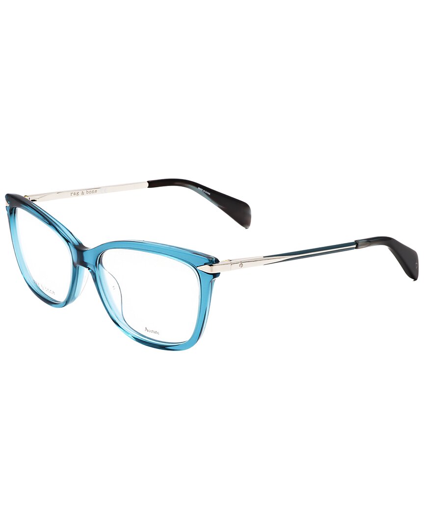 Rag & Bone Women's Rnb3010 52mm Optical Frames In Blue