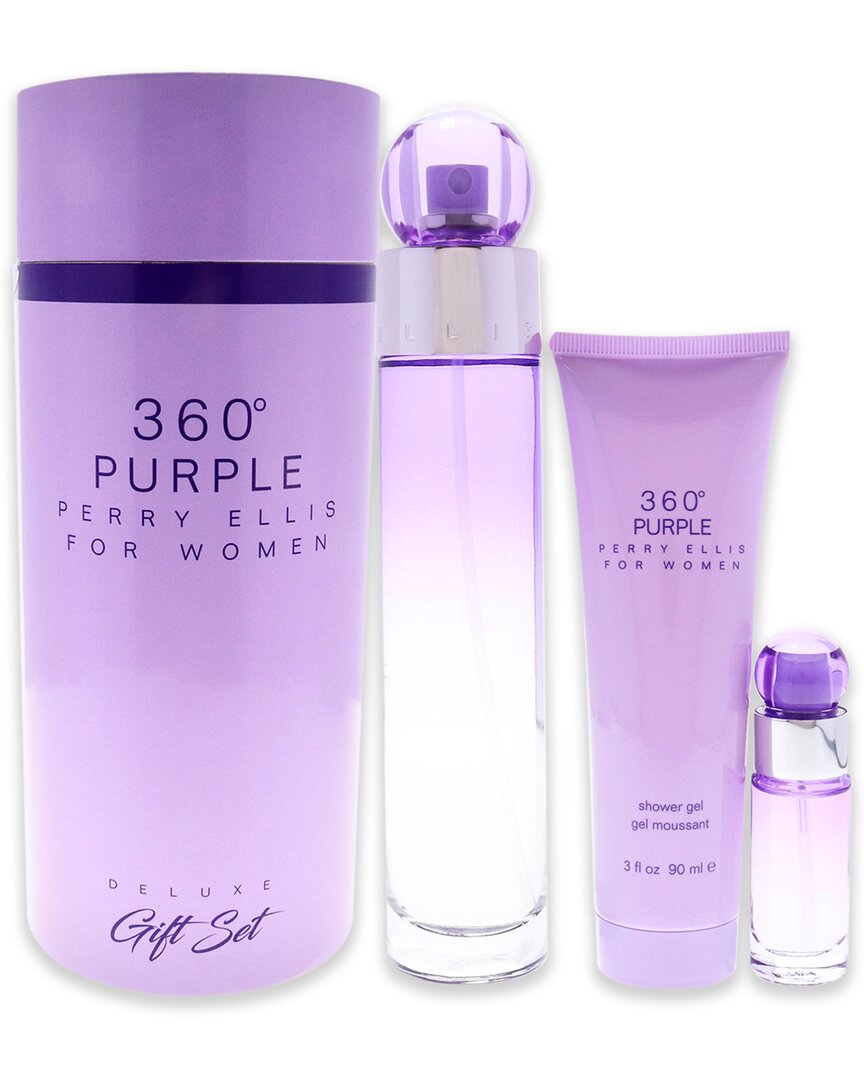 Perry Ellis Women's 360 Purple 3pc Gift Set