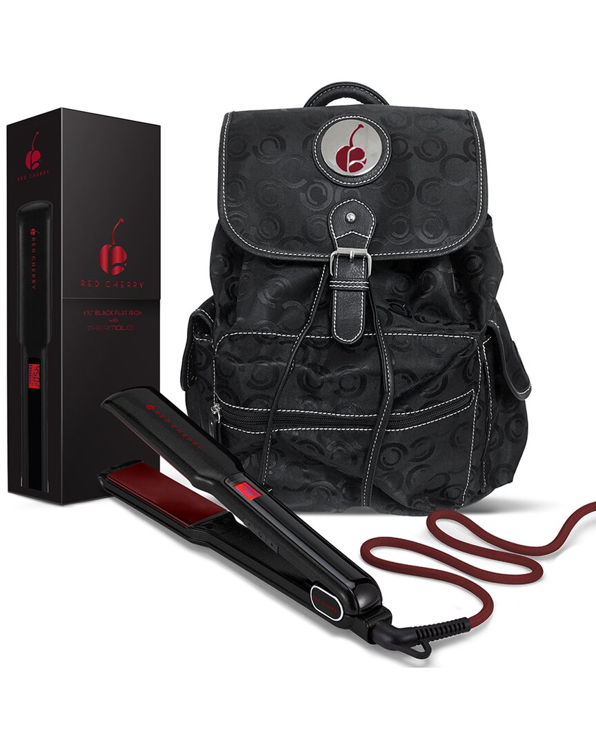 Cherry Professional 1.5 Professional One Pass Digital Flat Iron & Backpack