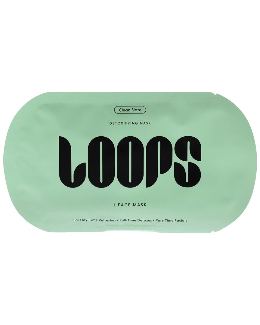 Loops Women's Clean Slate Detoxifying Mask In White