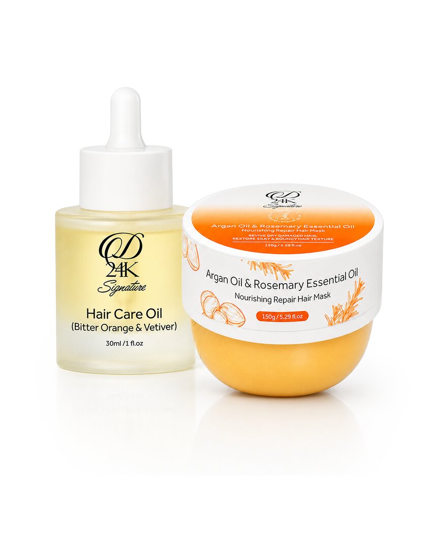 D24k 5.29oz Nourishing Hair Repair Duo - Mask + Oil