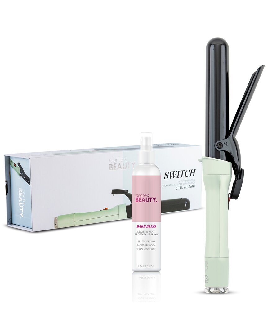 Cortex Switch Curling Iron & Heat Protectant Spray Bundle ModeSens