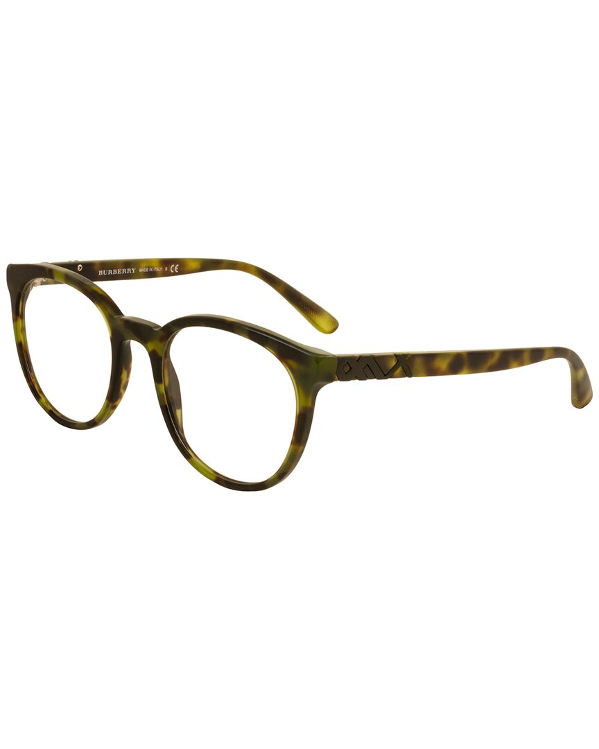 Burberry Unisex Be2250 51mm Optical Frames In Green