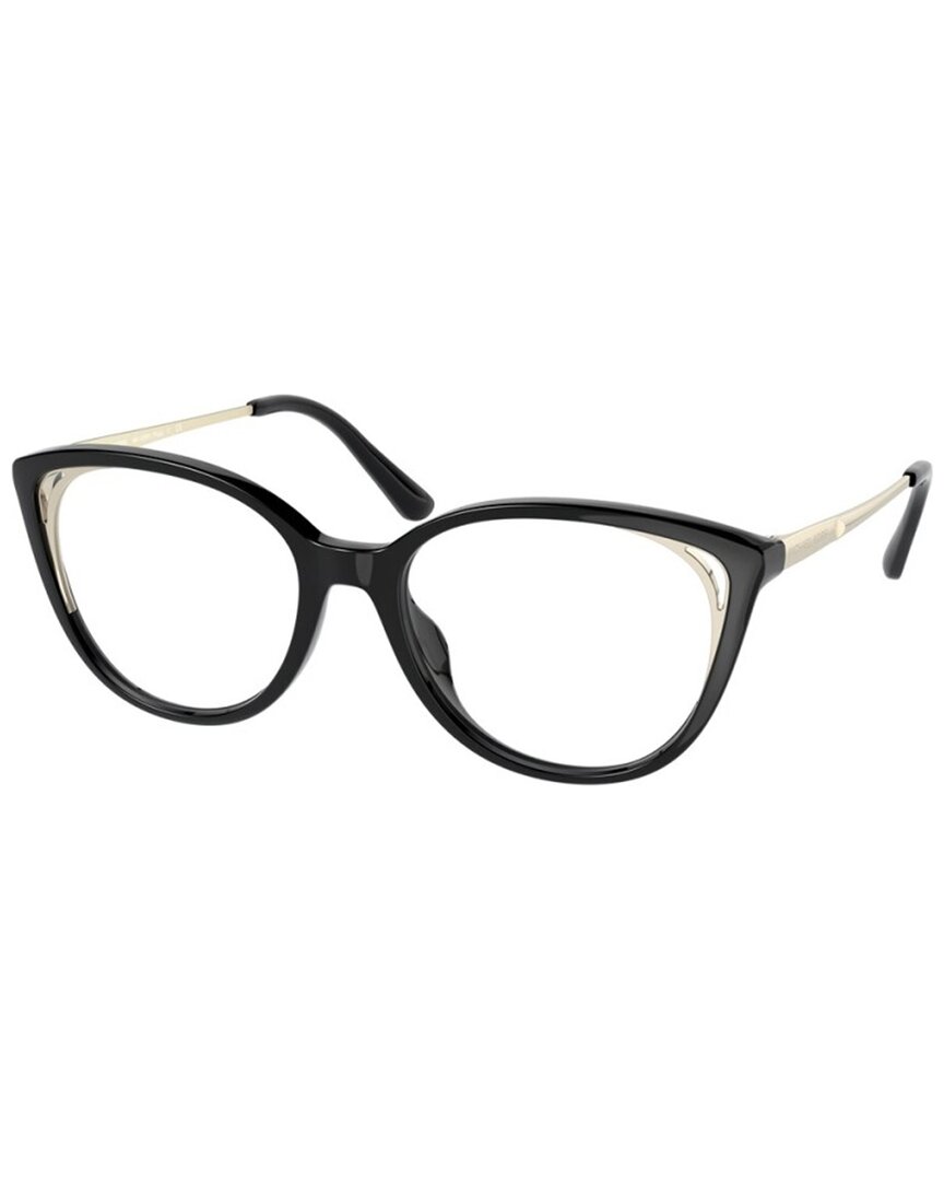 Michael Kors Women's 0mk4086u-3005-52 Fashion 52mm Bio Black Opticals In Black