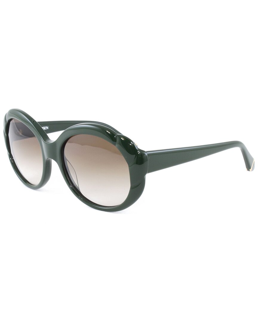 Zac Posen Women's Rita 56mm Sunglasses In Green