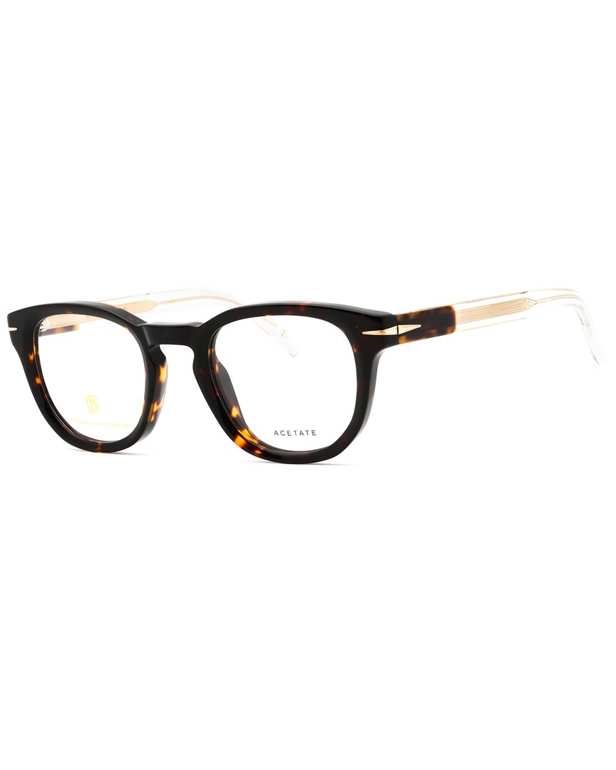 David Beckham Men's Db 7050 47mm Optical Frames In Black