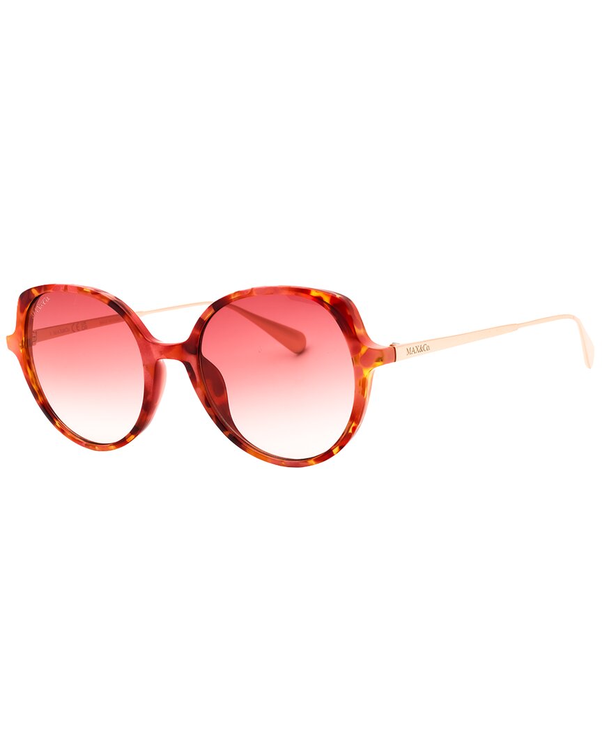Max & Co By Max Mara Women's Mo0088 50mm Sunglasses In Red