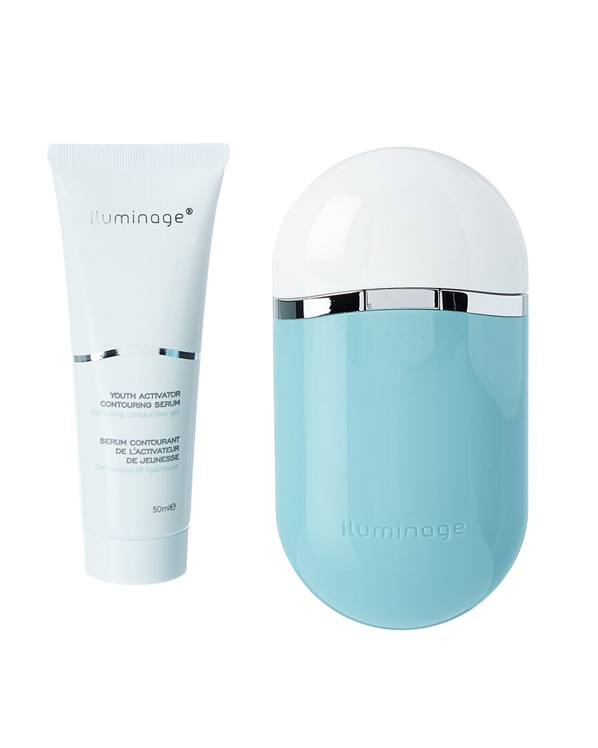 Iluminage Youth Activator Infrared Led & Radio Frequency Anti-aging Device With 2 Youth Activator Co In White