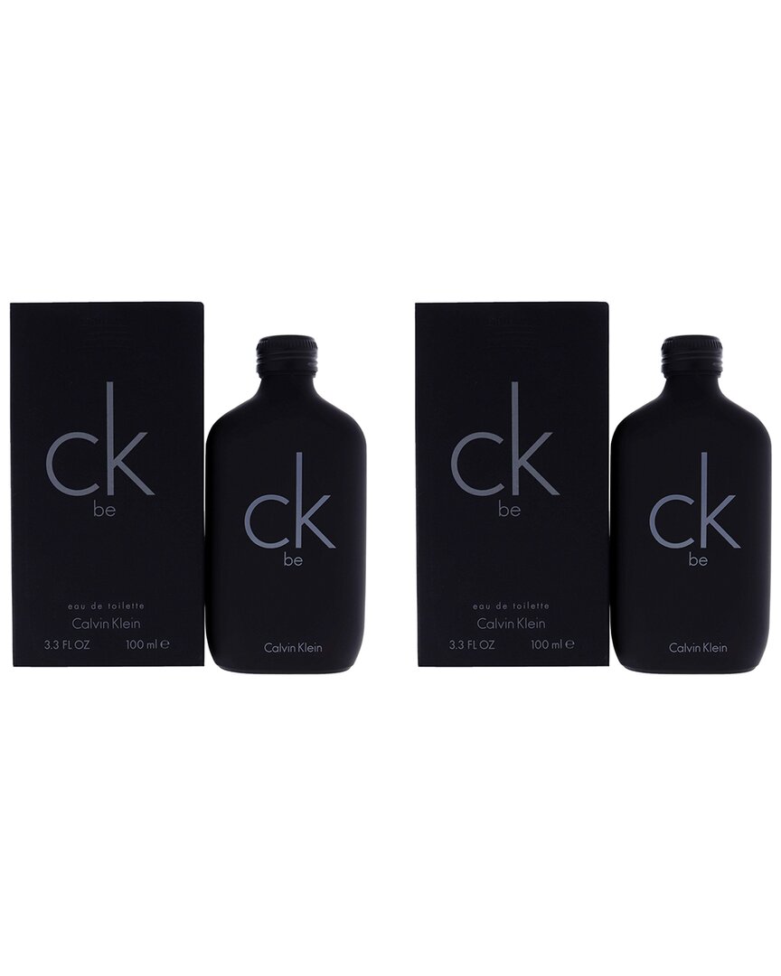 Calvin Klein Ck Be 3.4 oz Edt Spray Pack Of 2