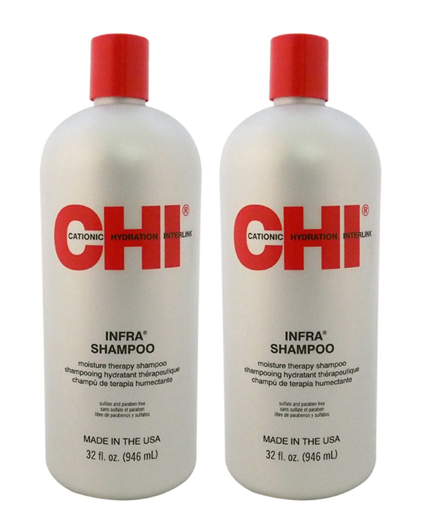 Chi 32oz Moisture Therapy Infra Shampoo Pack Of 2