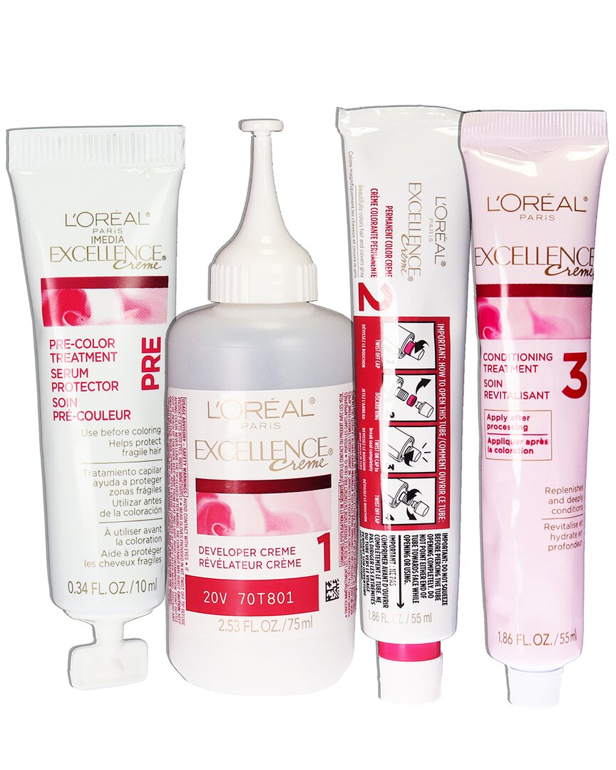 loreal paris excellence creme pro - keratine - 9.5 nb lightest natural blonde - natural pack of 6