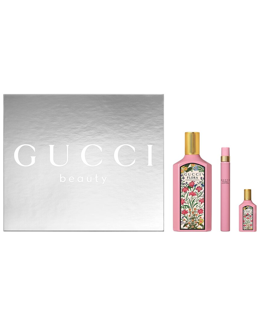 Gucci Women's 3.3oz Flora Gorgeous Gardenia 3pc Set