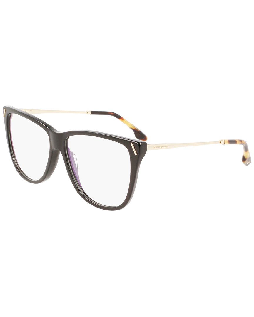 Victoria Beckham Women's Classic Logo 56mm Optical Frames In Black