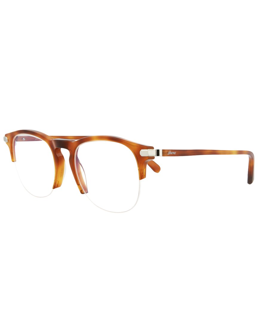 Brioni Men's Br0049o 51mm Optical Frames In Brown