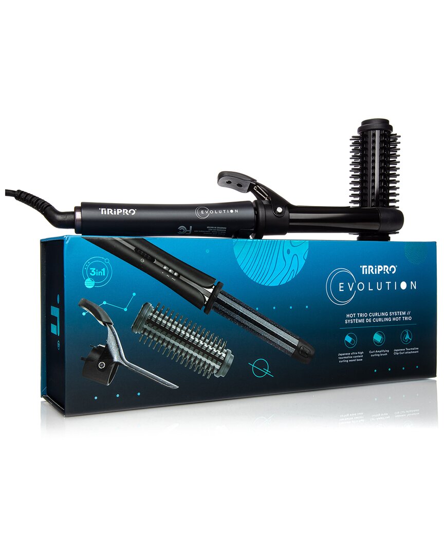 Tiri Professional 3-in-1 Hot Trio Curling System In Black