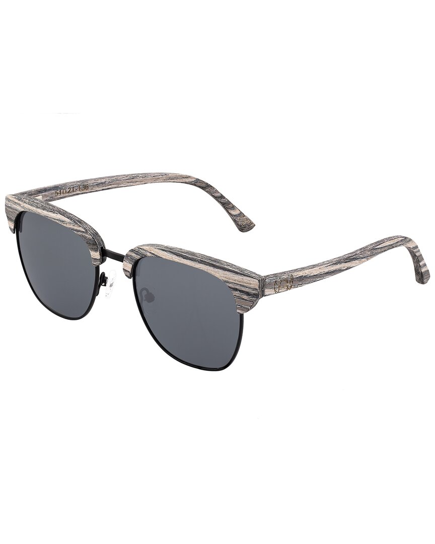 Earth Wood Unisex Sassel 51mm Polarized Sunglasses