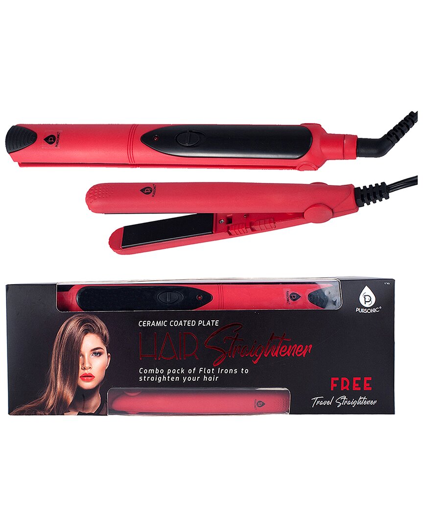 Pursonic Women's Professional Salon Quality Flat Iron Hair
