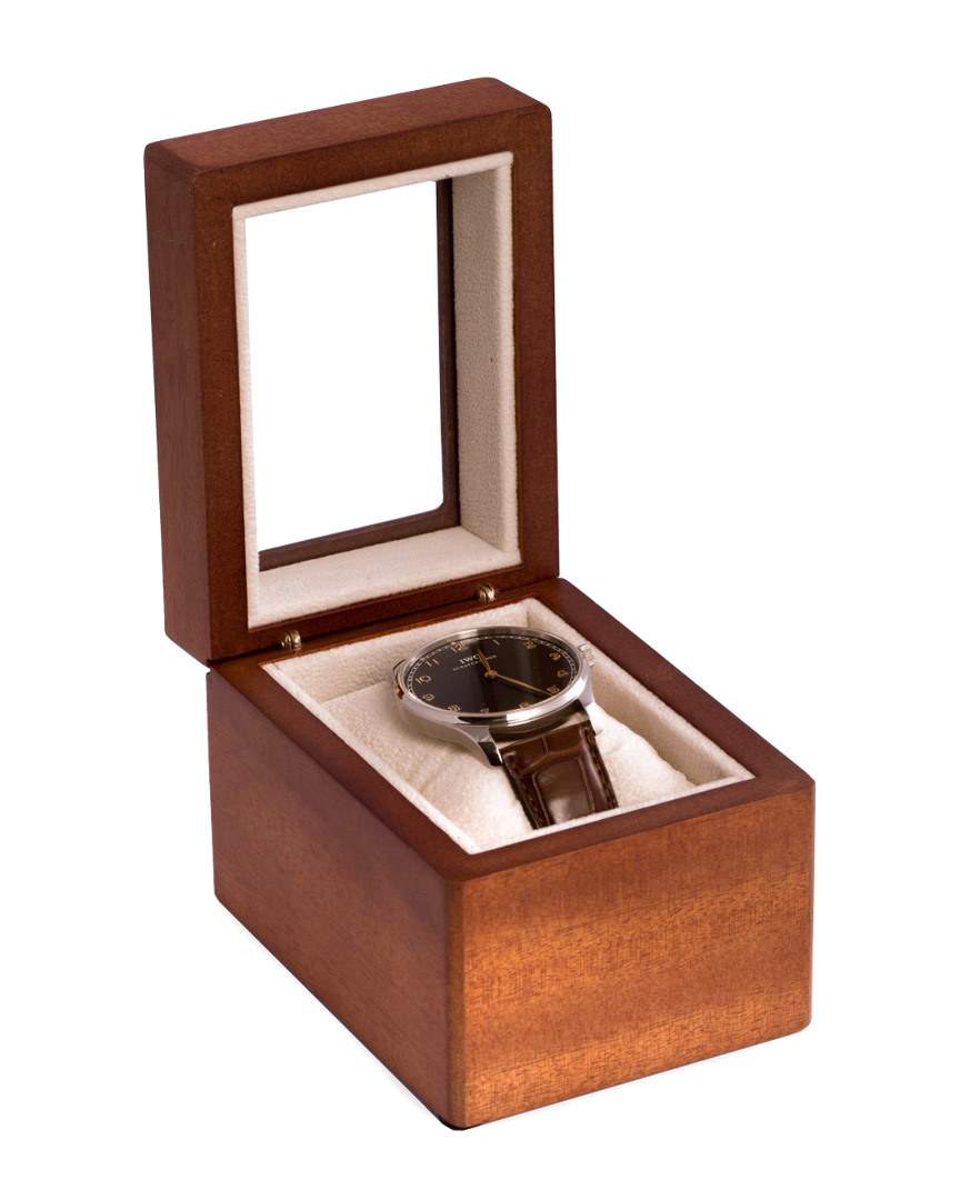 Shop Bey-berk Single Watch Box In Multicolor