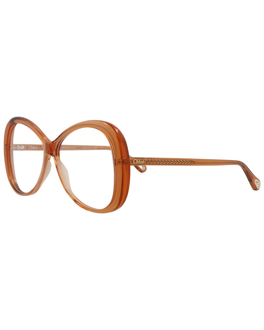 Chloé Women's Ch0004o 52mm Optical Frames In Orange