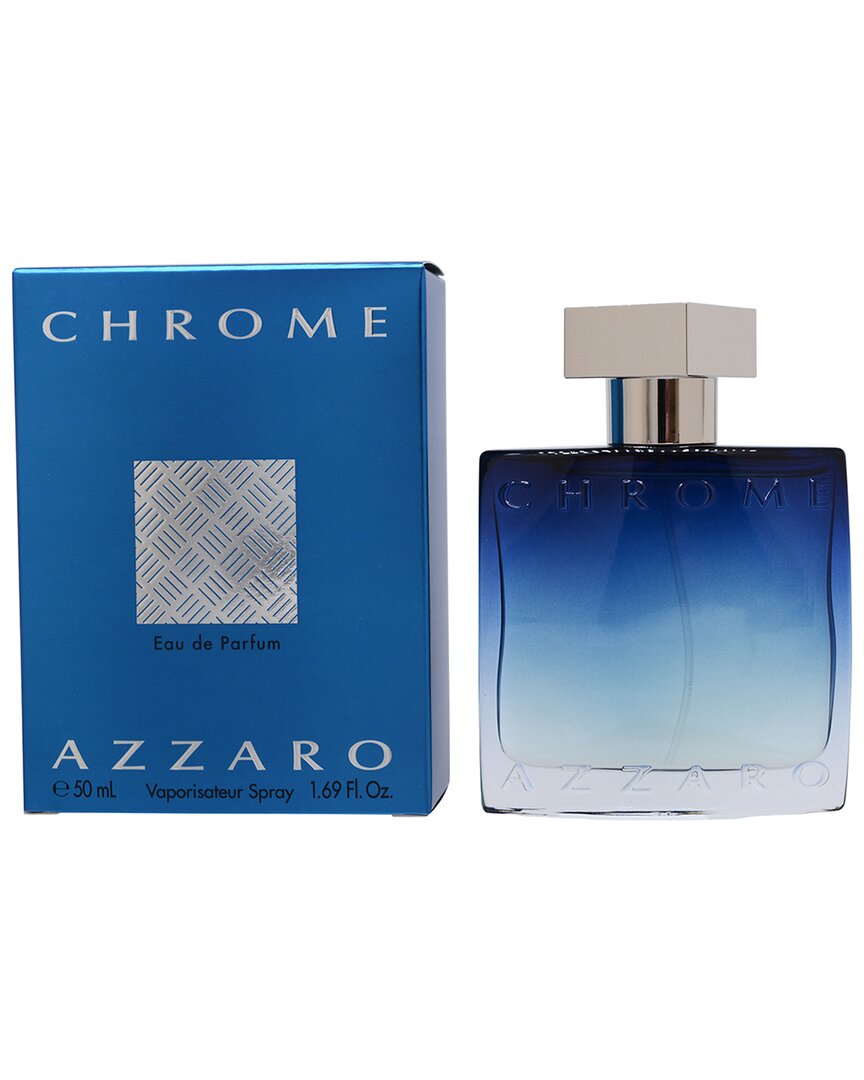 Azzaro Men's 1.69oz Chrome Edp Spray In White