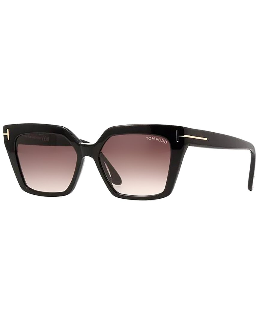 Tom Ford Women's 1030 53mm Sunglasses In Black