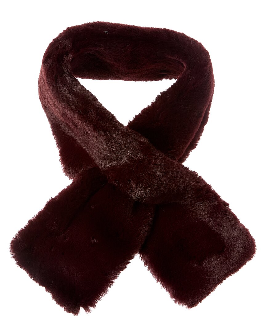 La Fiorentina Pull-through Scarf In Red