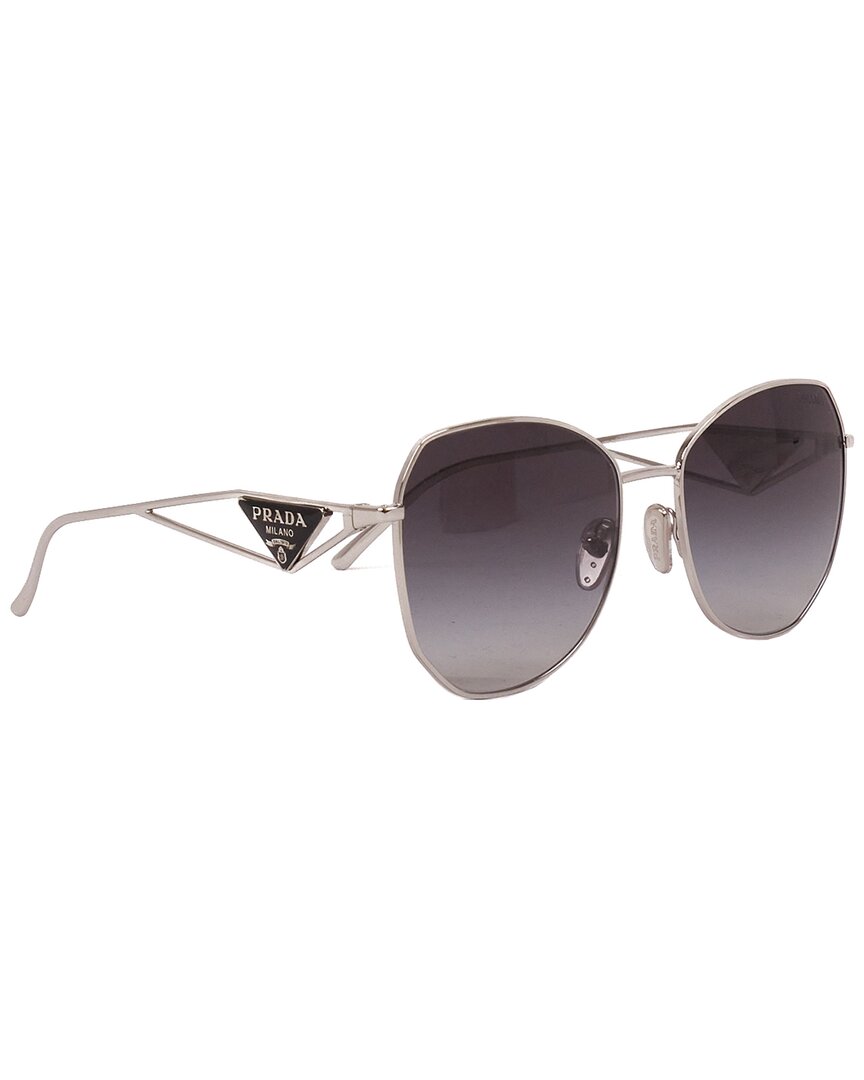 Prada Women's Pr57ys 57mm Sunglasses In Silver