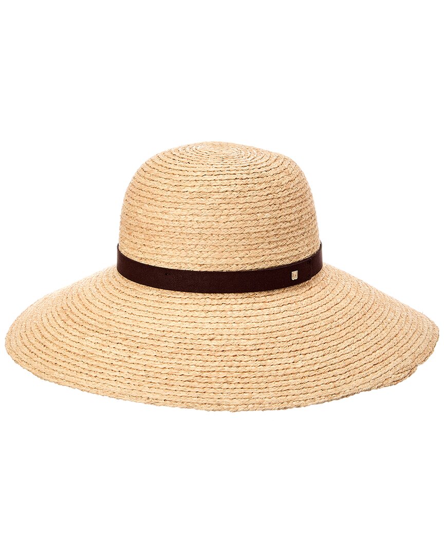 Bruno Magli Wide Brim Round Crown Straw Sun Hat