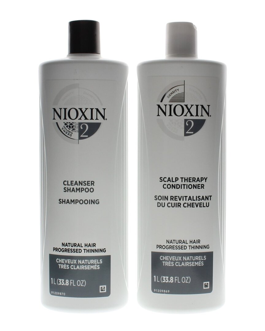 Nioxin Unisex 2 X 33.8oz System 2 Cleanser + Scalp Therapy