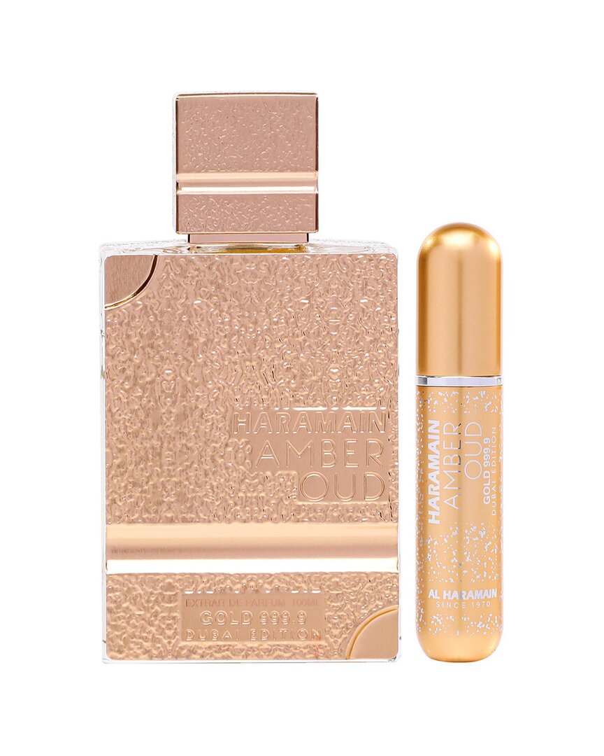 Al Haramain Women 3.33oz Amber Oud Gold 999.9 - Dubai Edition Edp