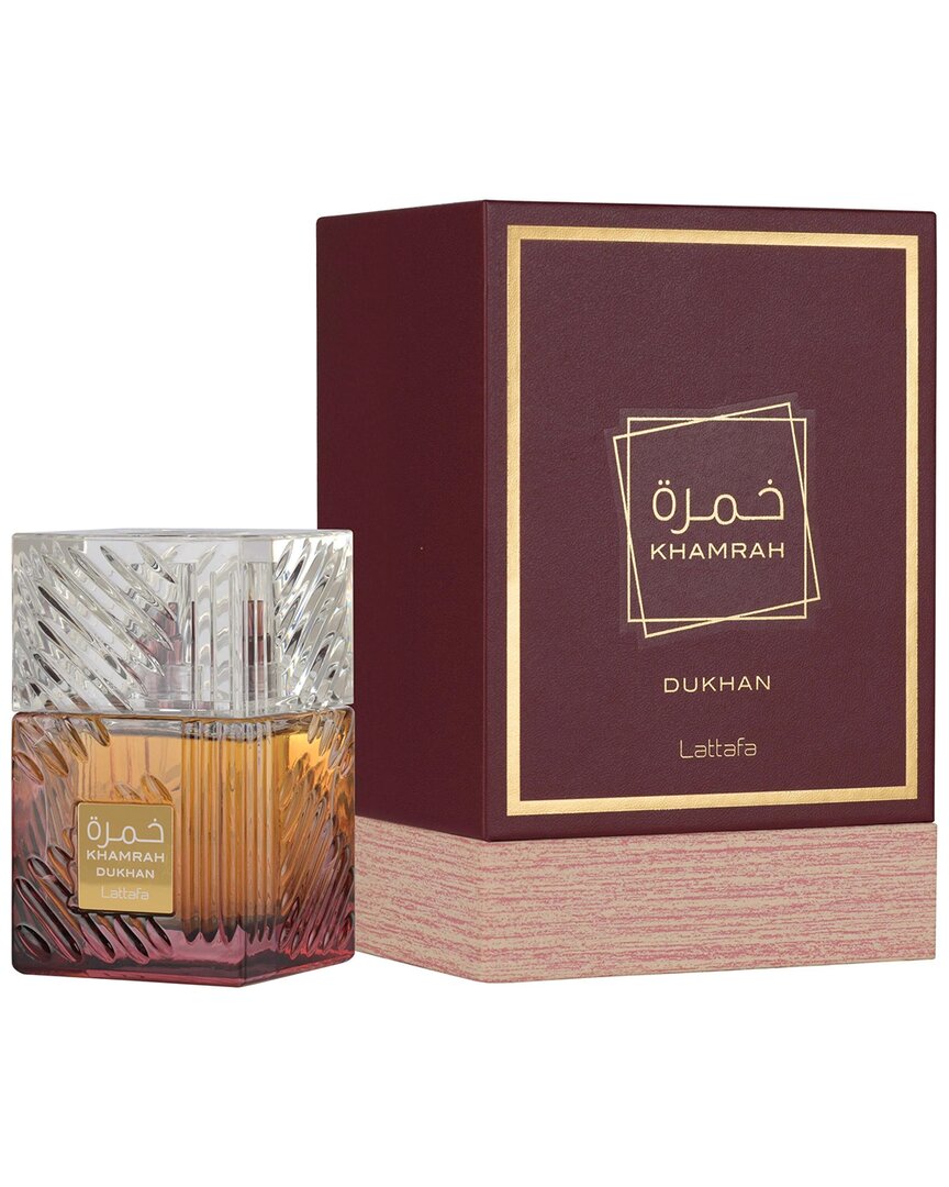 Lattafa Men's 3.4oz Khamrah Dukhan Edp Spray