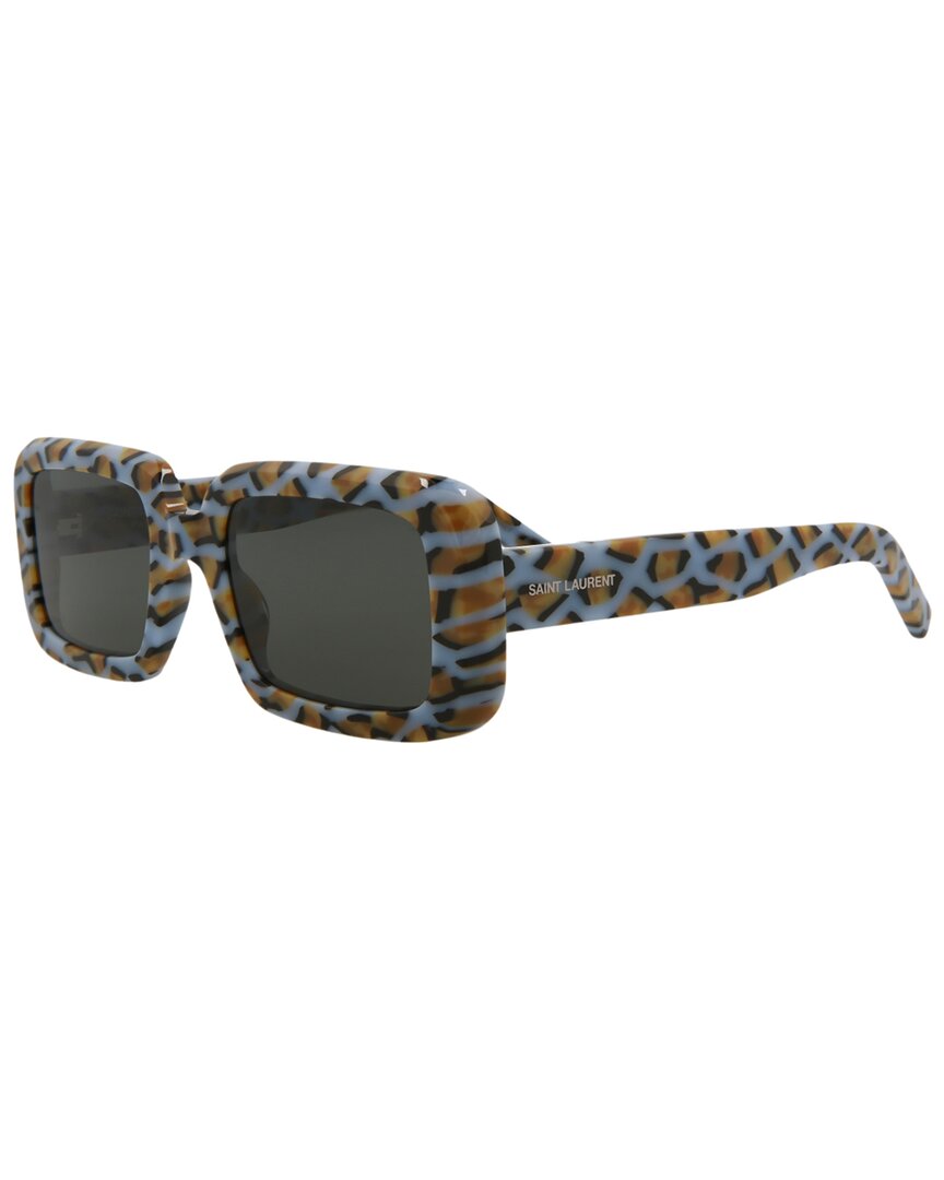 Saint Laurent Unisex 52mm Sunglasses In Blue