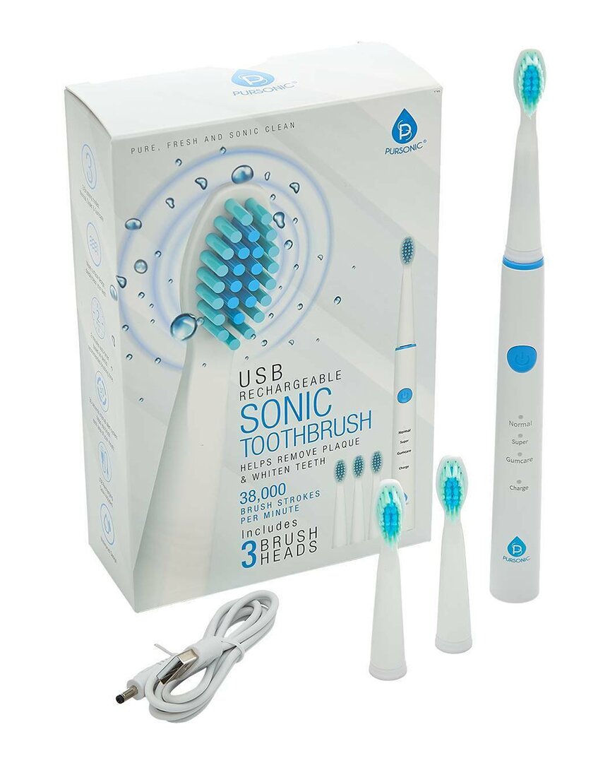 Pursonic Usb Rechargeable Sonic Toothbrush
