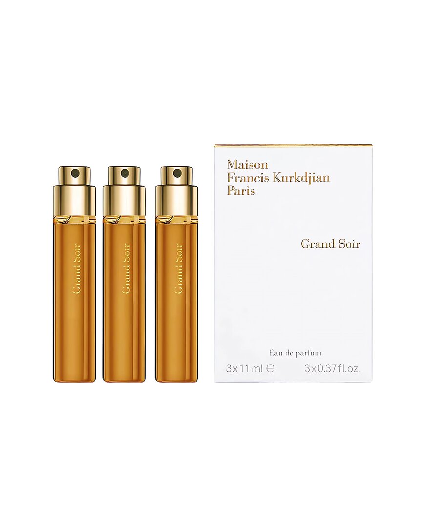 Maison Francis Kurkdjian Unisex 3 X .37oz Grand Soir Edp Set In White