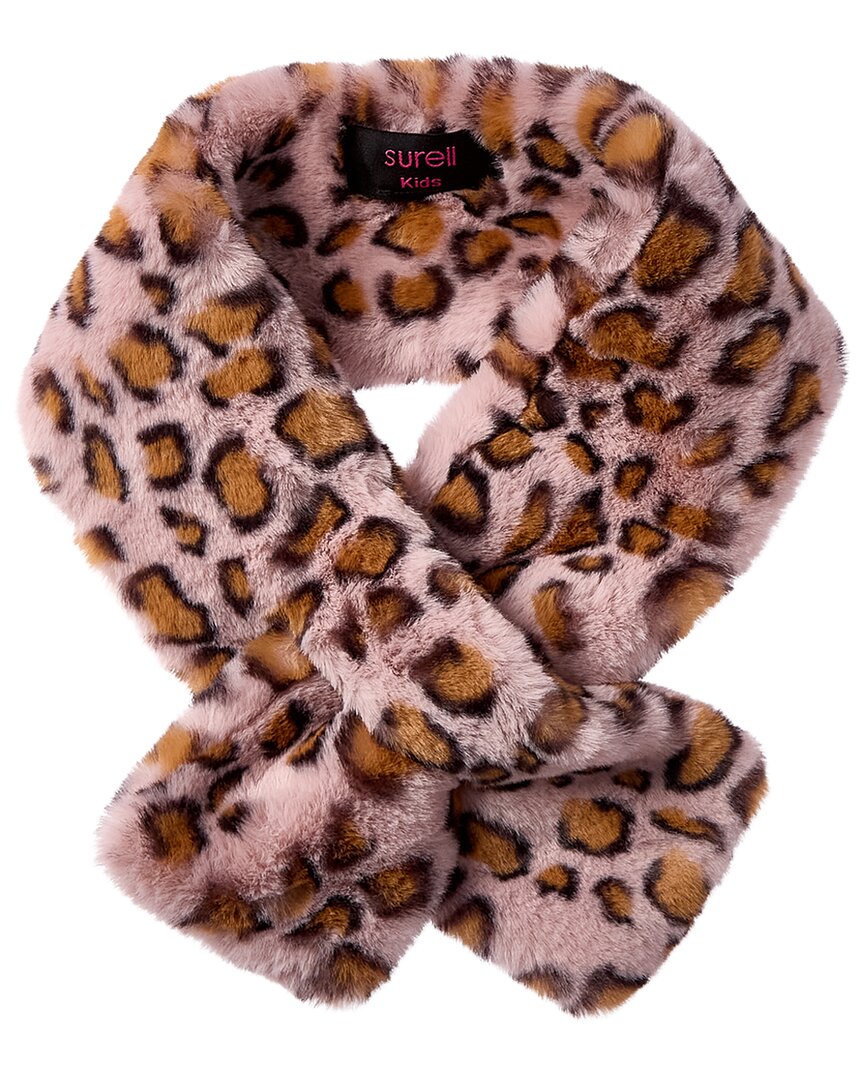 Surell Accessories Pull-thru Scarf In Yellow