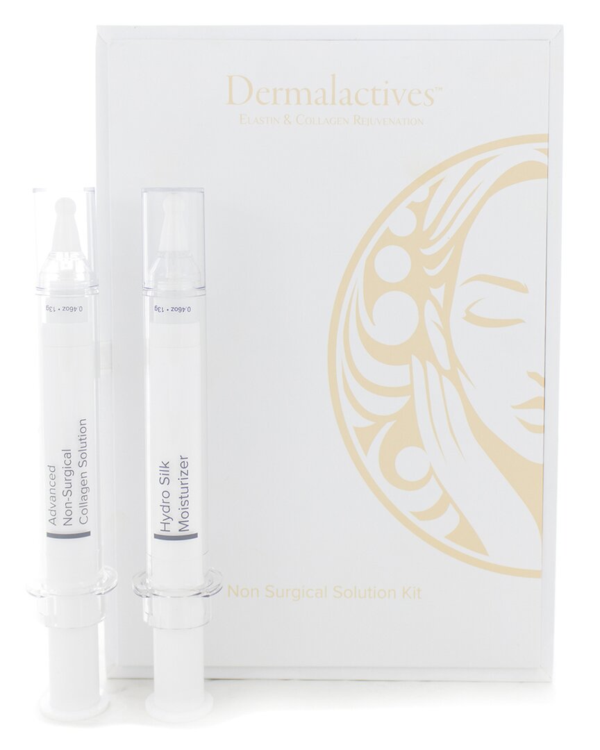 Dermalactives Non Surgical Solution 2pc Kit In White