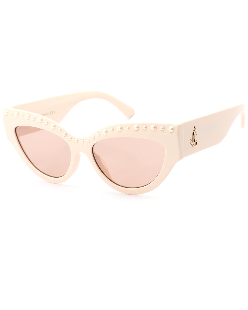 Shop Jimmy Choo Women's Sonja/g/s 55mm Sunglasses In Pink