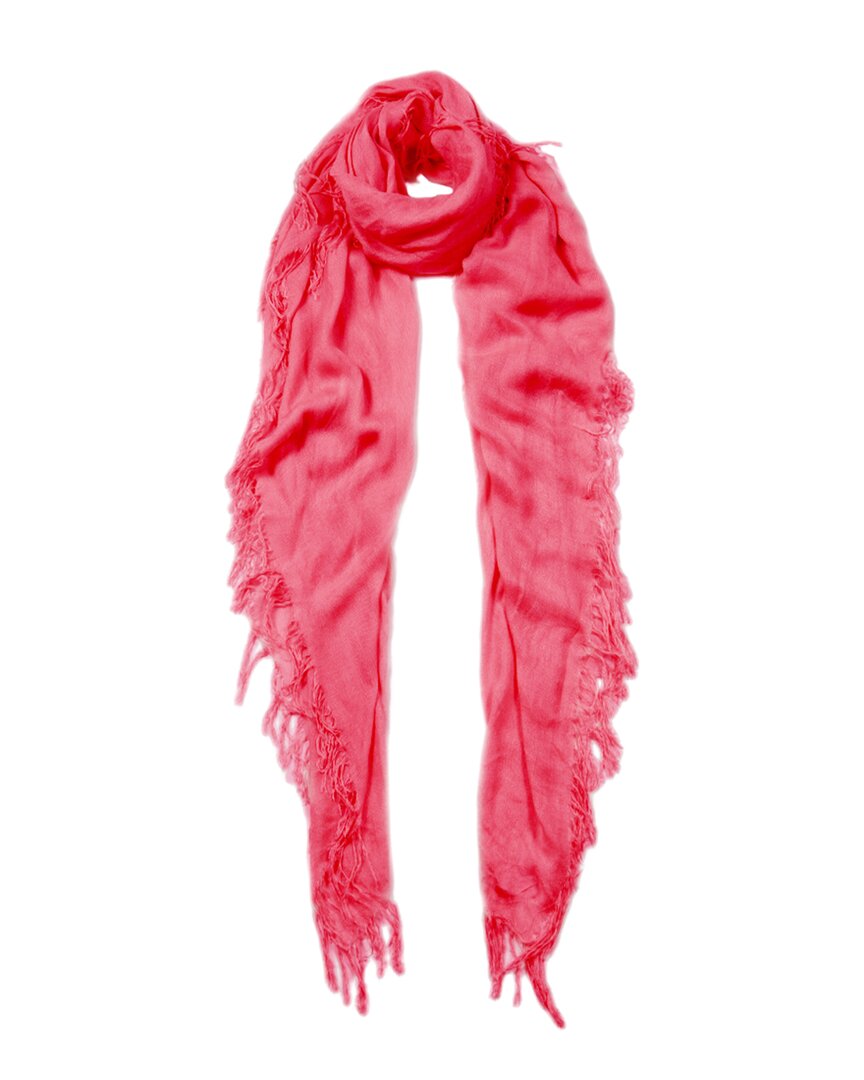 Blue Pacific Cashmere-blend Scarf In Pink