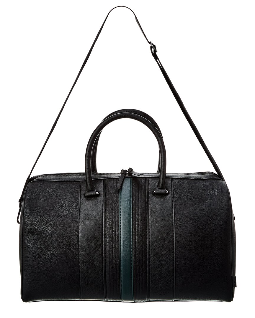 Ted Baker Evyday Striped Holdall Duffel Bag In Black ModeSens