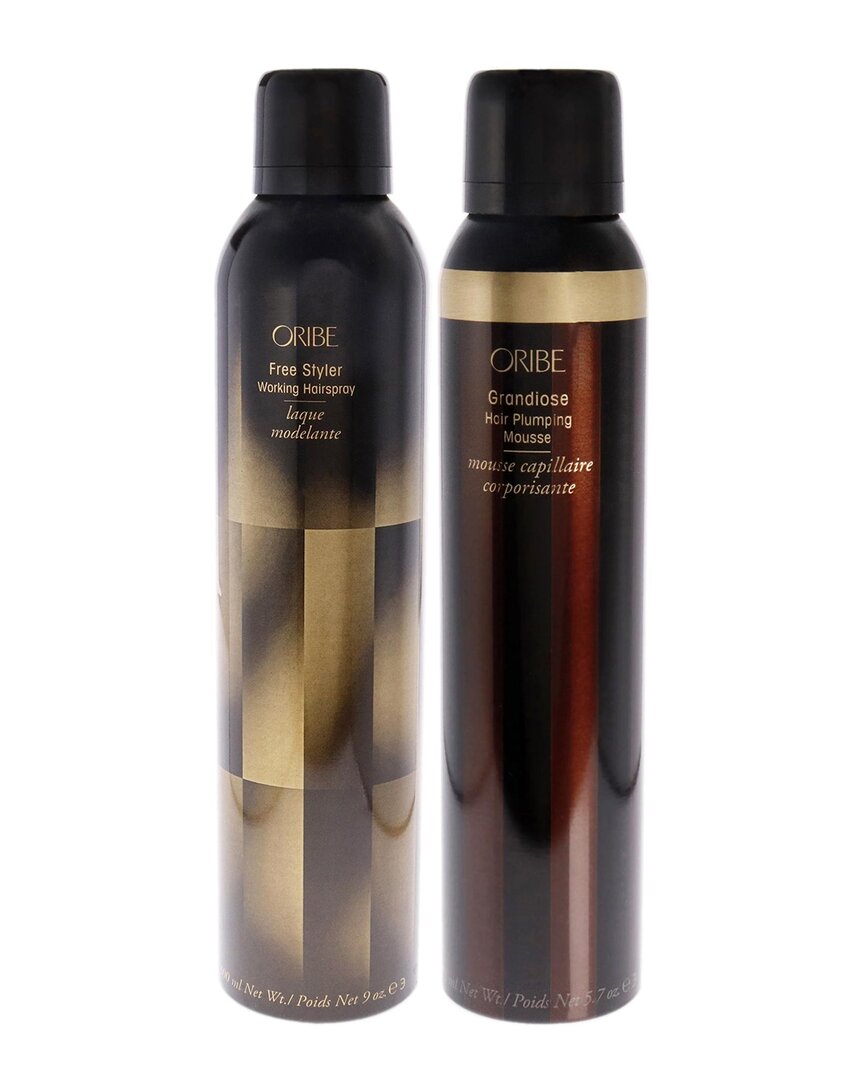 Oribe Grandiose Hair Plumping Mousse & Free Styler Working Hairspray