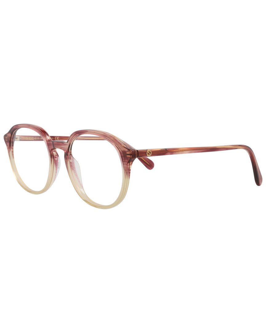 Gucci Women's Gg1004o 51mm Optical Frames In Pink