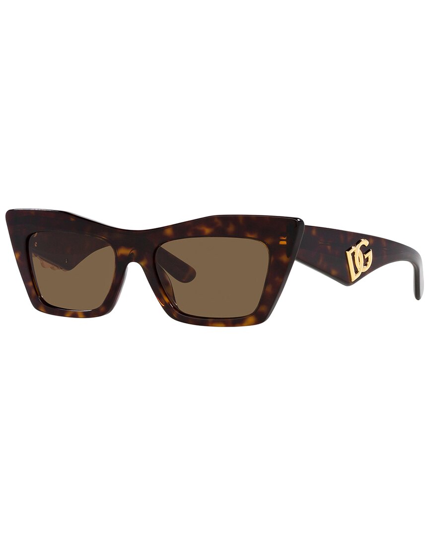 Dolce & Gabbana Women's Dg4435 53mm Sunglasses In Brown