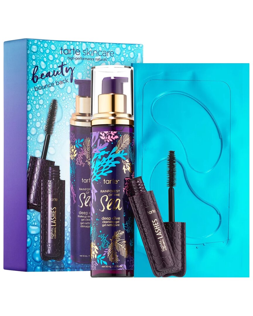 Tarte Cosmetics Beauty Bounce Back Makeup Recovery 3pc Set In White