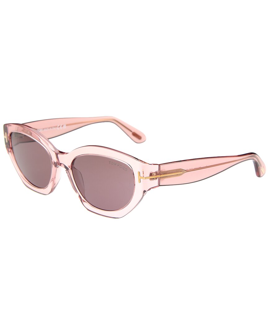 Tom Ford Penny Acetate Butterfly Sunglasses In Pink