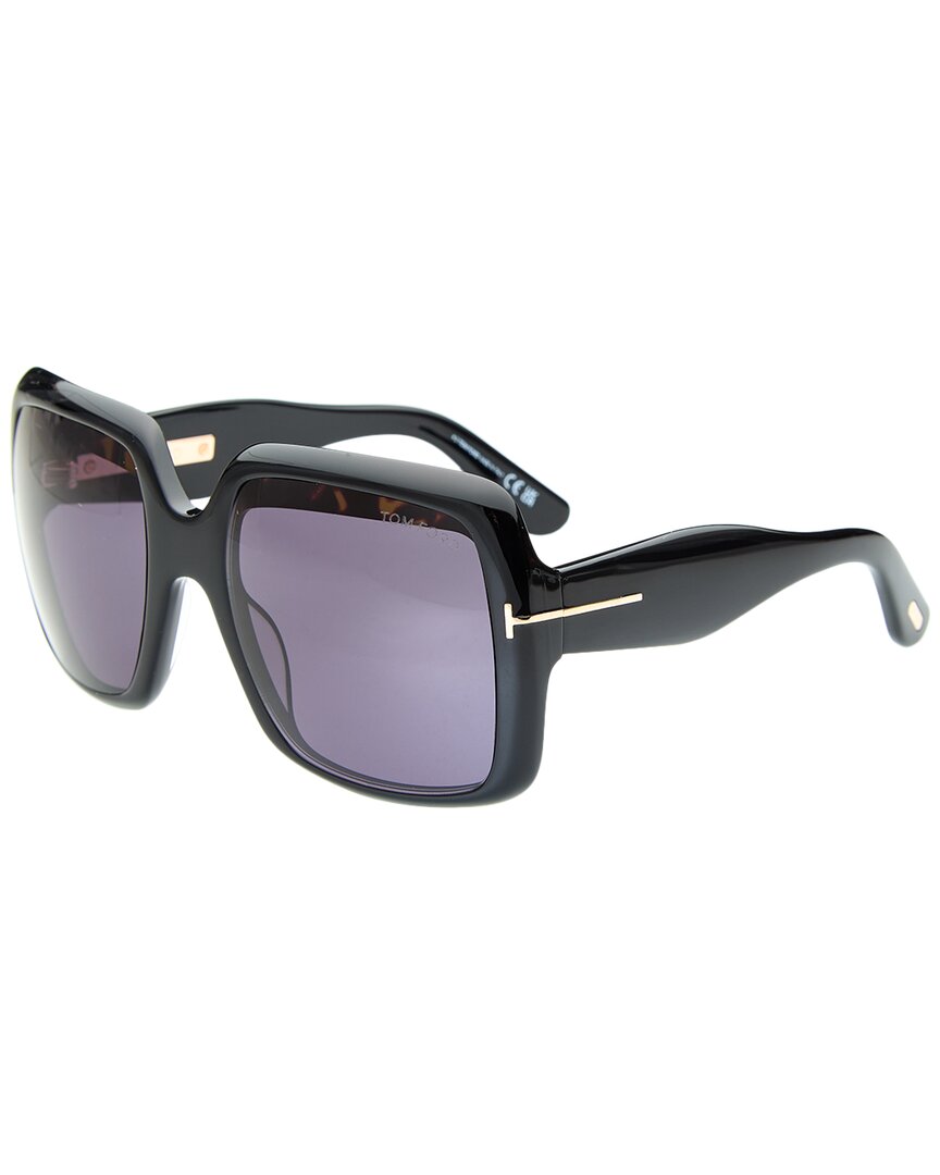 Tom Ford Women's Aurora 55mm Sunglasses In Black