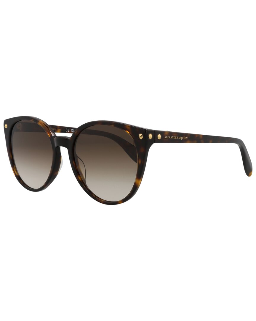 Alexander Mcqueen Women's Am0130s 55mm Sunglasses In Brown